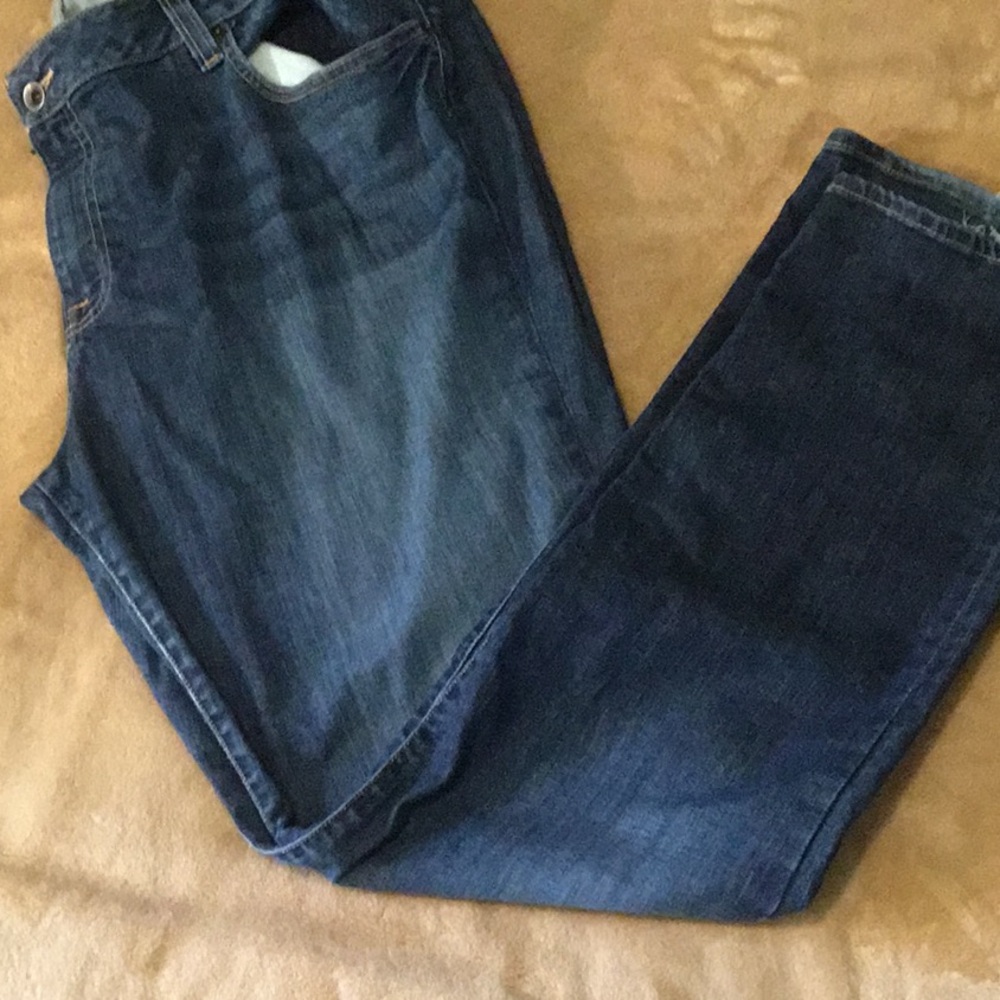 Lucky Brand Women’s Dark Blue Straight-Leg Jeans